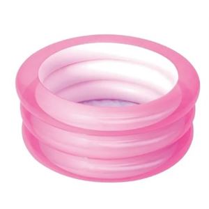 REACONDICIONADA PISCINA INFANTIL INFLABLE TRIPLE ANILLO ROSA BESTWAY - 51033.JPG