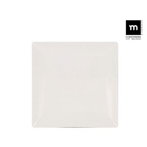 SET 12 PLATOS POSTRE IVORY BRILLO 18CM ELITE LA MEDITERRANEA