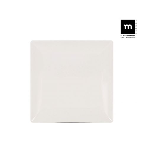 PLATO POSTRE IVORY BRILLO 18CM ELITE LA MEDITERRANEA - B25002-1