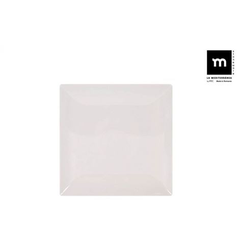 PLATO LLANO IVORY BRILLO 26.5CM ELITE LA MEDITERRANEA - B25001