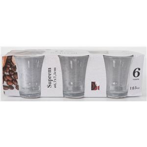SET 6 VASOS BOMBON 125ML SUPREM ARCOGLASS - 832087-1