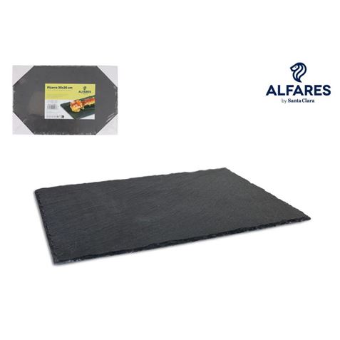 BANDEJA PIZARRA 30X20CM ALFARES - AL-9773020