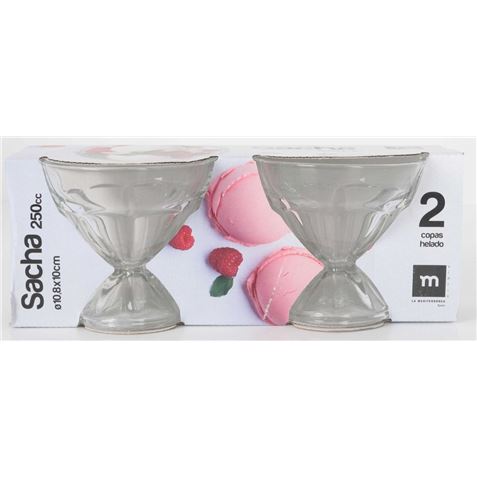 SET 2 COPAS HELADO 250CC SACHA LA MEDITERRANEA - 82920025-1