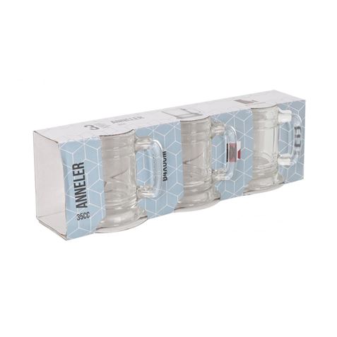 SET 3 JARRITAS CON ASA 35CC ANNELER ARCOGLASS - 23213E-1