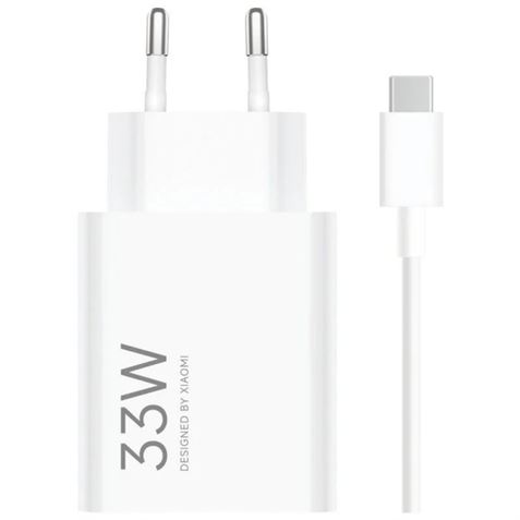 CARGADOR DE PARED XIAOMI 33W CABLE USB-A + USB-C - BHR9956EU