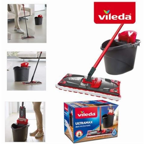 CUBO CON MOPA ULTRAMAX 2 EN 1 VILEDA