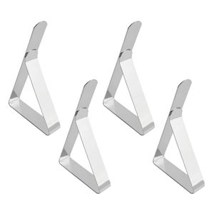 PACK 4 PINZAS SUJETAMANTELES ACERO 7.5X1.2X4.5CM - BY01017878938