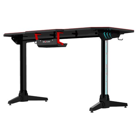 MESA GAMING PRO1100 XL FIBRA CARBONO + LATERAL ALUMINIO | LUZ RGB | MUVIP - MV0302-1