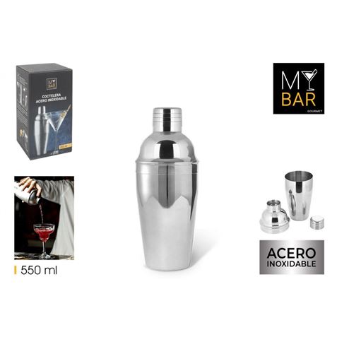 COCTELERA ACERO INOX 550 ML MY BAR - BQ01019976340-2