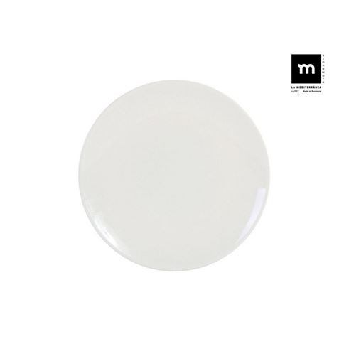 SET 6 PLATOS LLANOS 26CM MONACO IVORY LA MEDITERRANEA - B26100