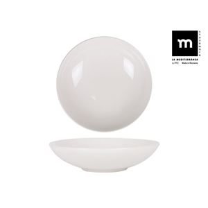 SET 12 PLATOS POSTRE 20CM MONACO IVORY LA MEDITERRANEA - B26102