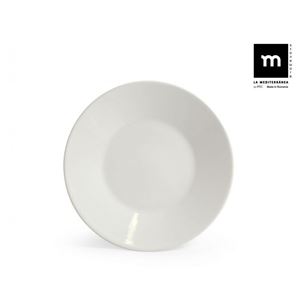 SET 12 PLATOS POSTRE IVORY BRILLO 21.5CM MAITRE LA MEDITERRANEA - B25102-2