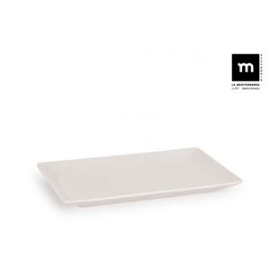SET 24 FUENTES RECTANGULAR IVORY BRILLO 13X20CM LA MEDITERRANEA - B250145-2