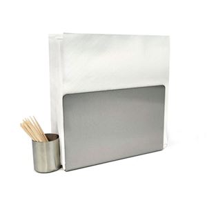 SERVILLETERO HOSTELERIA INOX CON PALILLERO MY BAR - BY01011078817-1