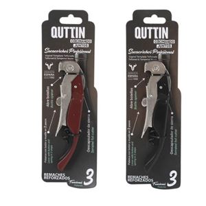 ABRIDOR SACACHORCHOS PROFESIONAL DOS COLORES QUTTIN - QT-721001-1