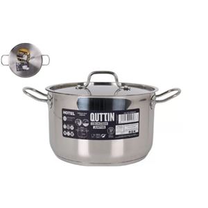 CACEROLA CON TAPA ACERO APTA PARA INDUCCION 6.5L QUTTIN - QT-878H424