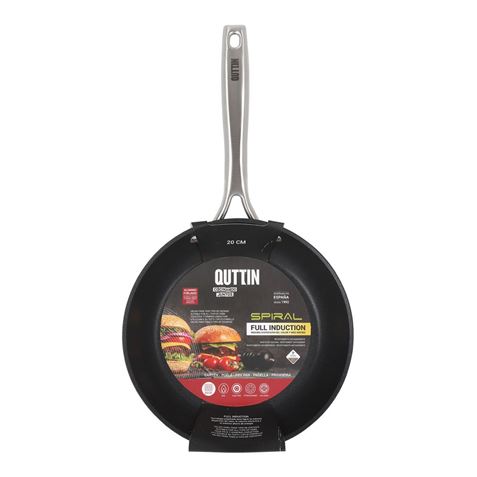 SARTEN ALUMINIO FORJADO FULL INDUCCION 20CM SPIRAL QUTTIN - QT-878SP020