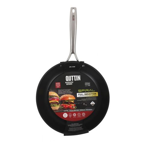 SARTEN ALUMINIO FORJADO FULL INDUCCION 26CM SPIRAL QUTTIN - QT-878SP026