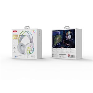 AURICULAR GAMING DIADEMA CON CABLE BLANCO G10 XO - XOGE10WH-1