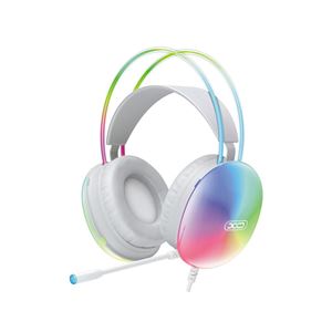 AURICULARES GAMING DIADEMA CON CABLE BLANCO GE11 XO - XOGE11WH