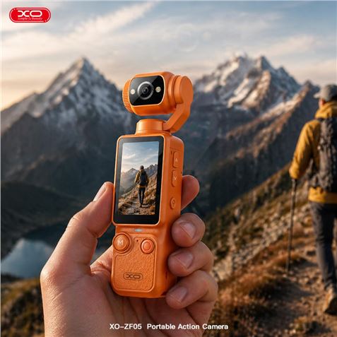 CAMARA ACCION PORTATIL UHD 4K NARANJA ZF05 XO - XOZF05OR-2