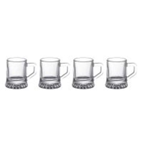 SET 4 VASOS CHUPITO 25CC ROYAL GOLD - Z23212E-1