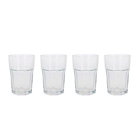 SET 4 VASOS VIDRIO 365CC ARAS LAV - ZA20067R-1