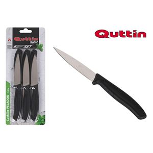 SET 6 CUCHILLOS PELADOR 9CM BASIC QUTTIN - QT-709614