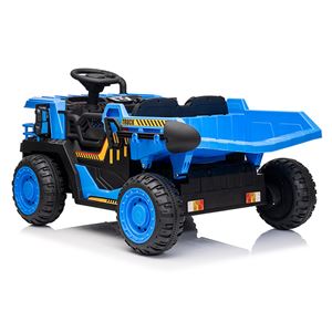 CAMION INFANTIL A BATERIA CON PLATAFORMA DE CARGA AZUL - 33044-3