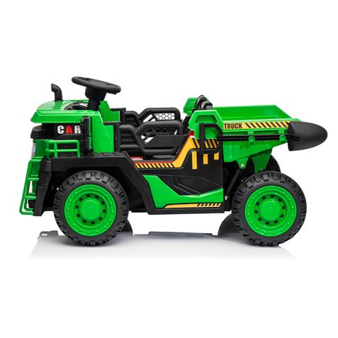 CAMION INFANTIL A BATERIA CON PLATAFORMA DE CARGA VERDE - 33045-2