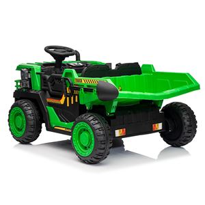 CAMION INFANTIL A BATERIA CON PLATAFORMA DE CARGA VERDE - 33045-3