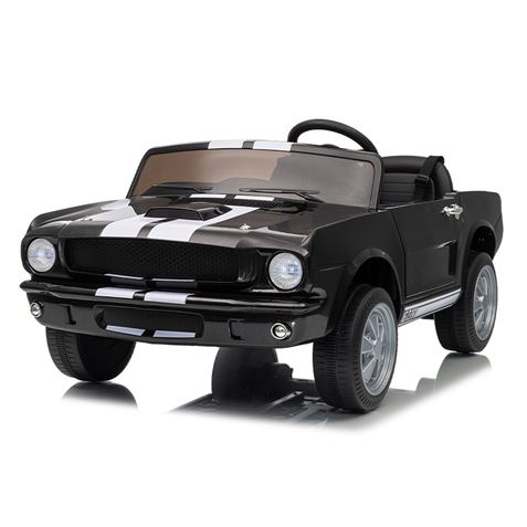 COCHE INFANTIL A BATERIA CON CONTROL REMOTO FORD MUSTANG SHELBY GT350 NEGRO - 33048-1
