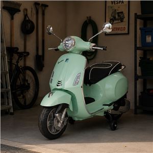 MOTO INFANTIL A BATERIA VESPA PRIMAVERA VERDE - 33019-5