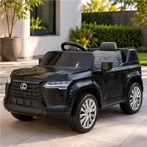 COCHE INFANTIL A BATERIA CON CONTROL REMOTO LEXUS GX550 NEGRO - 33022-4