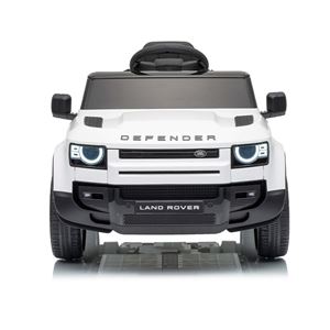 COCHE INFANTIL A BATERIA CON CONTROL REMOTO LAND ROVER DEFENDER BLANCO - 33026-2