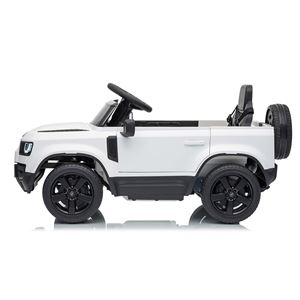 COCHE INFANTIL A BATERIA CON CONTROL REMOTO LAND ROVER DEFENDER BLANCO - 33026-3