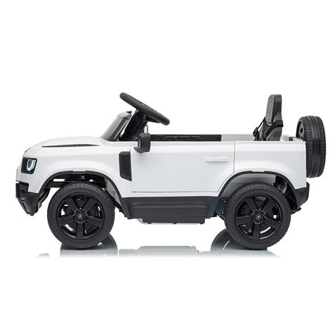 COCHE INFANTIL A BATERIA CON CONTROL REMOTO LAND ROVER DEFENDER BLANCO - 33026-3
