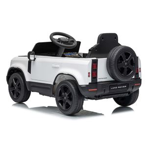 COCHE INFANTIL A BATERIA CON CONTROL REMOTO LAND ROVER DEFENDER BLANCO - 33026-4