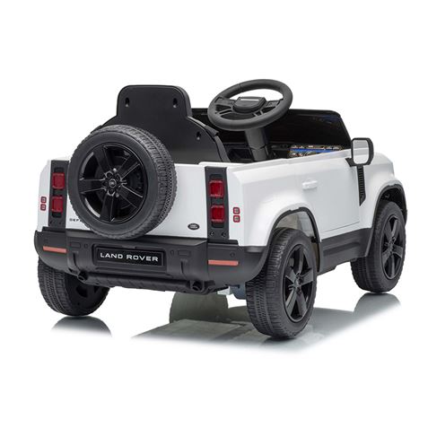 COCHE INFANTIL A BATERIA CON CONTROL REMOTO LAND ROVER DEFENDER BLANCO - 33026-5