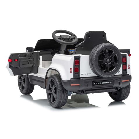 COCHE INFANTIL A BATERIA CON CONTROL REMOTO LAND ROVER DEFENDER BLANCO - 33026-7