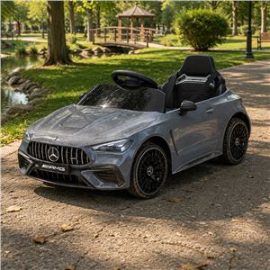 COCHE INFANTIL A BATERIA CON CONTROL REMOTO MERCEDES BENZ CLE53 AMG GRIS - 33027-4