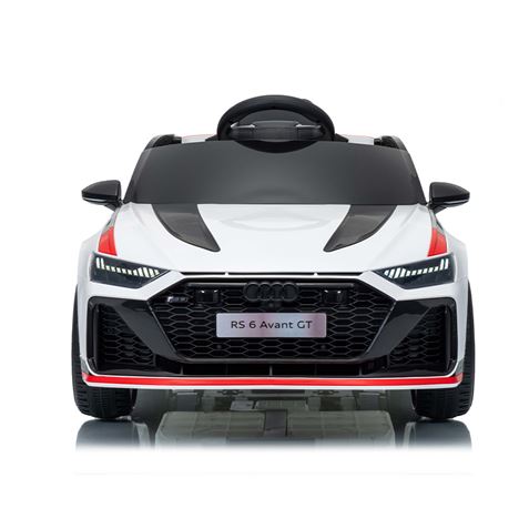 COCHE INFANTIL A BATERIA CON CONTROL REMOTO AUDI RS6 GT AVANT BLANCO - 33028-2