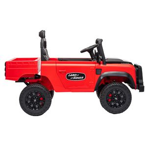 COCHE INFANTIL A BATERIA CONTROL REMOTO LAND ROVER DEFENDER CLASSIC ROJO - 33030-3