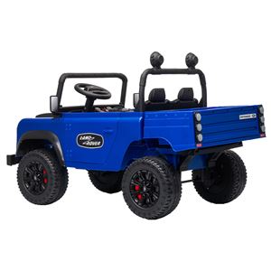 COCHE INFANTIL A BATERIA CONTROL REMOTO LAND ROVER DEFENDER CLASSIC AZUL - 33031-3