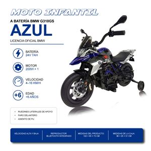 MOTO INFANTIL A BATERIA BMW G310GS AZUL - 33035