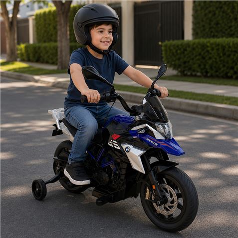 MOTO INFANTIL A BATERIA BMW G310GS AZUL - 33035-5