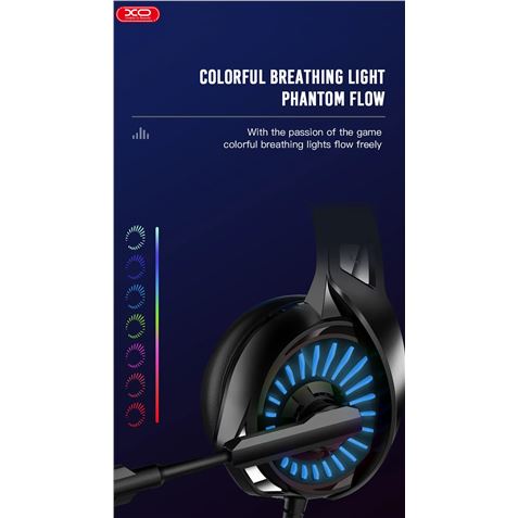AURICULAR GAMING GM03 ILUMINACIÓN LED XO - XOGM03-4