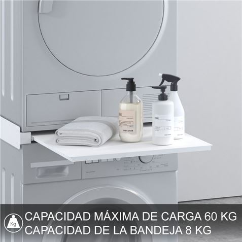 SOPORTE ELEVADOR UNIVERSAL PARA LAVADORAS Y SECADORAS WASHBASE CROMAD - CR1253-2
