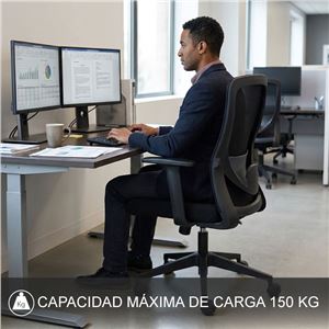SILLA OFICINA GAMA ACOMODA WORK AIR CROMAD - CR1255-5
