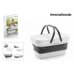 CESTA DE PICNIC PLEGABLE CON TAPA...